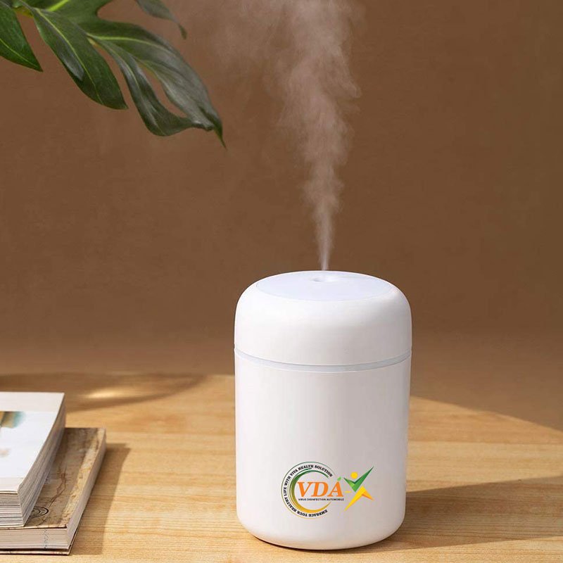 VDA-X Humidifier Colorful Cool Mini Humidifier, USB Personal Desktop Humidifier for Car, Office Room, Bedroom