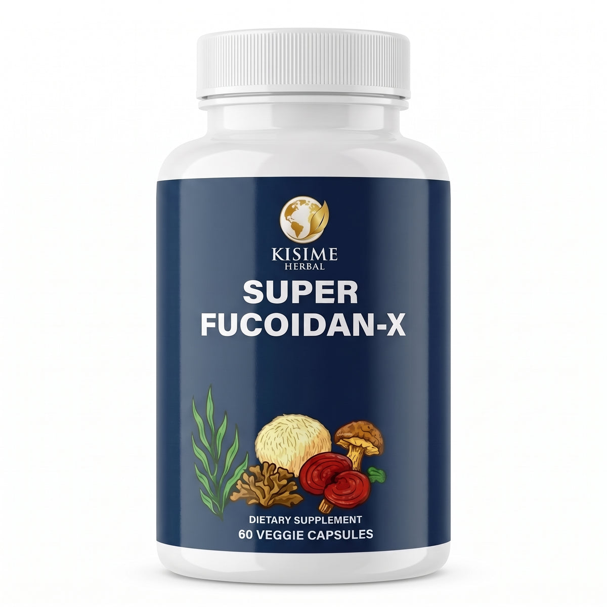 Super Fucoidan-X Fucoidan & 7-Mushroom Capsules