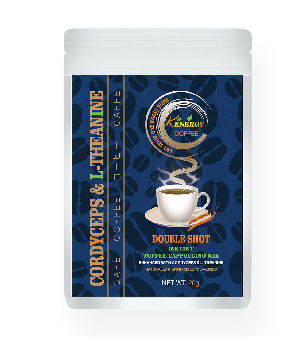 Double Shot Instant Toffee Cappuccino Mix 20g (2 servings)